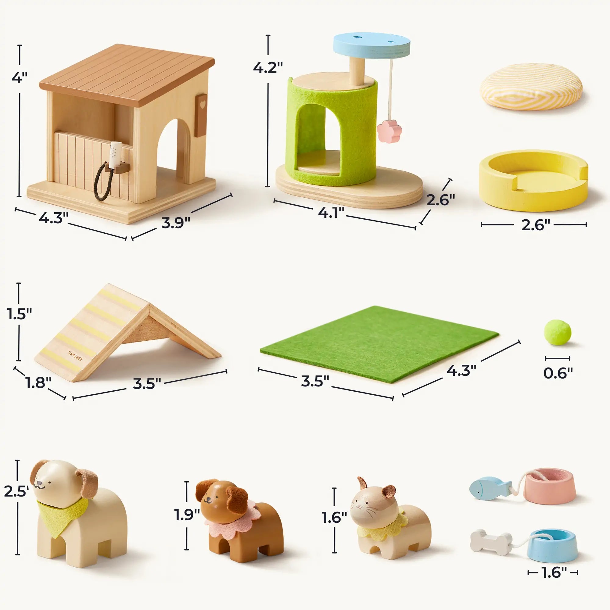 Tiny Land® Happy Urban Paws