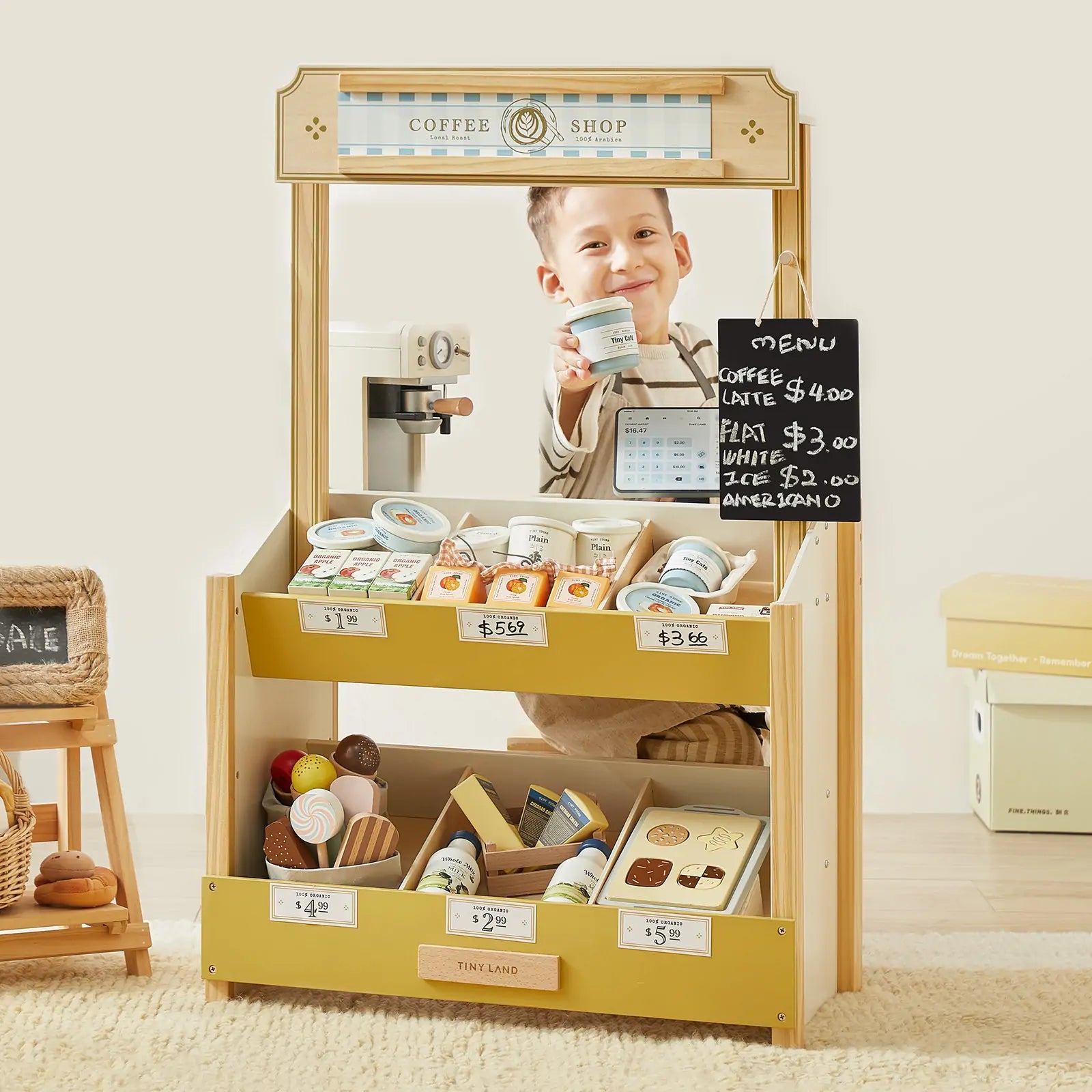 Farmers’ Market Gift Set: Market Stall & Organic Food Collection