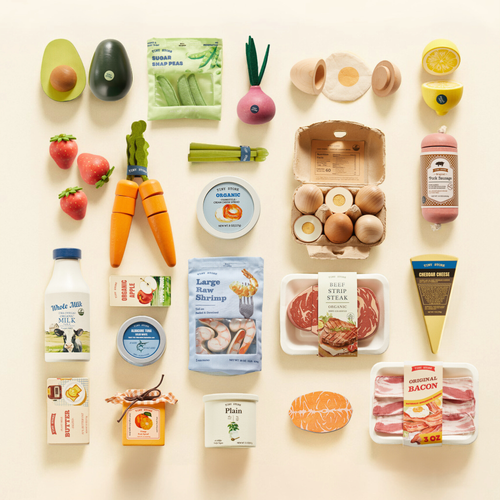 All-in-One Family Feast Gift Set：Luxury Kitchen & Fridge & Organic Food Collection