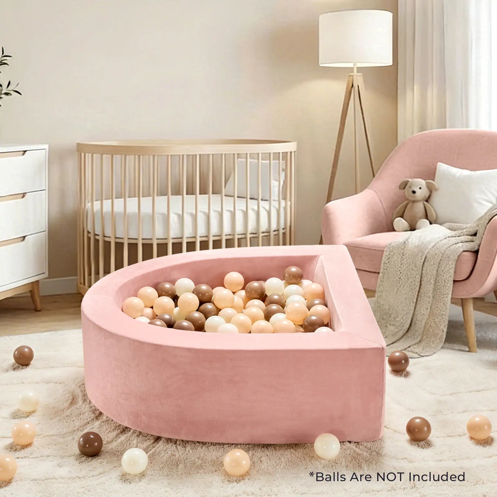 Tiny Land® PlayNest Soft Foam Ball Pit - Balls Not Included
