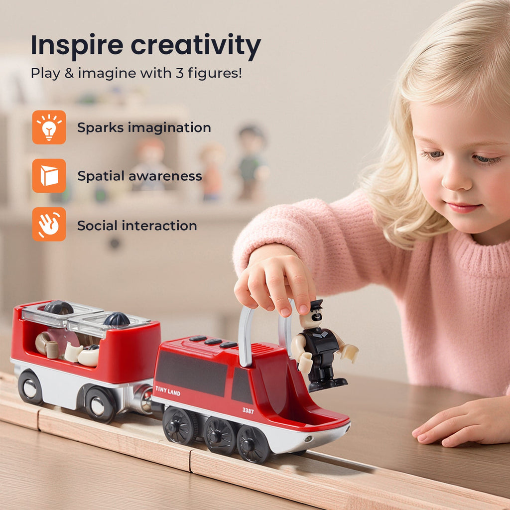 Tiny Land® Dual-Color Electric Toy Train