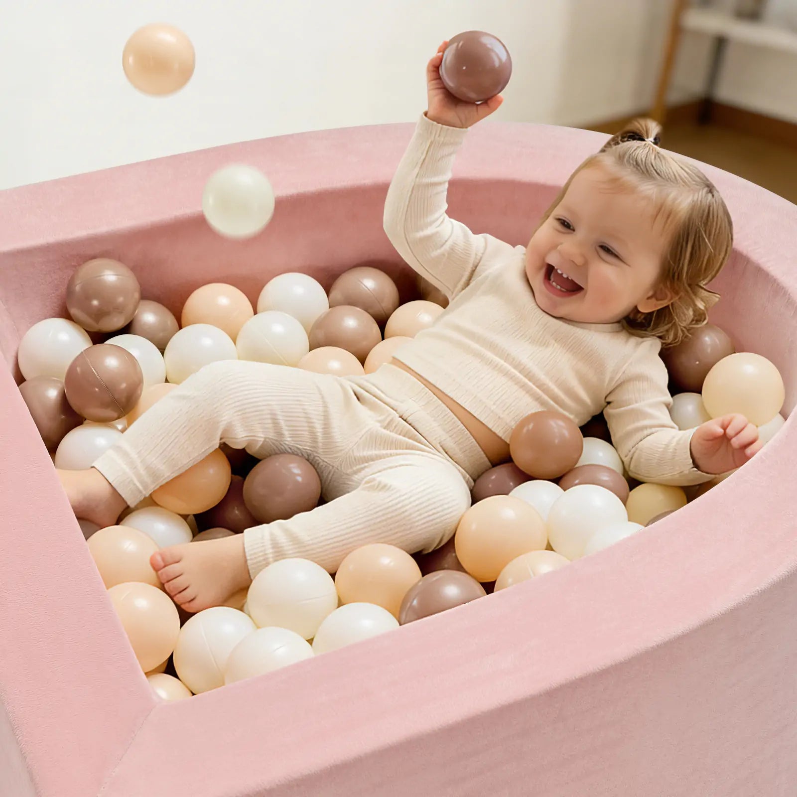 Tiny Land® PlayNest Climbing Ball Pit Set with Tunnel