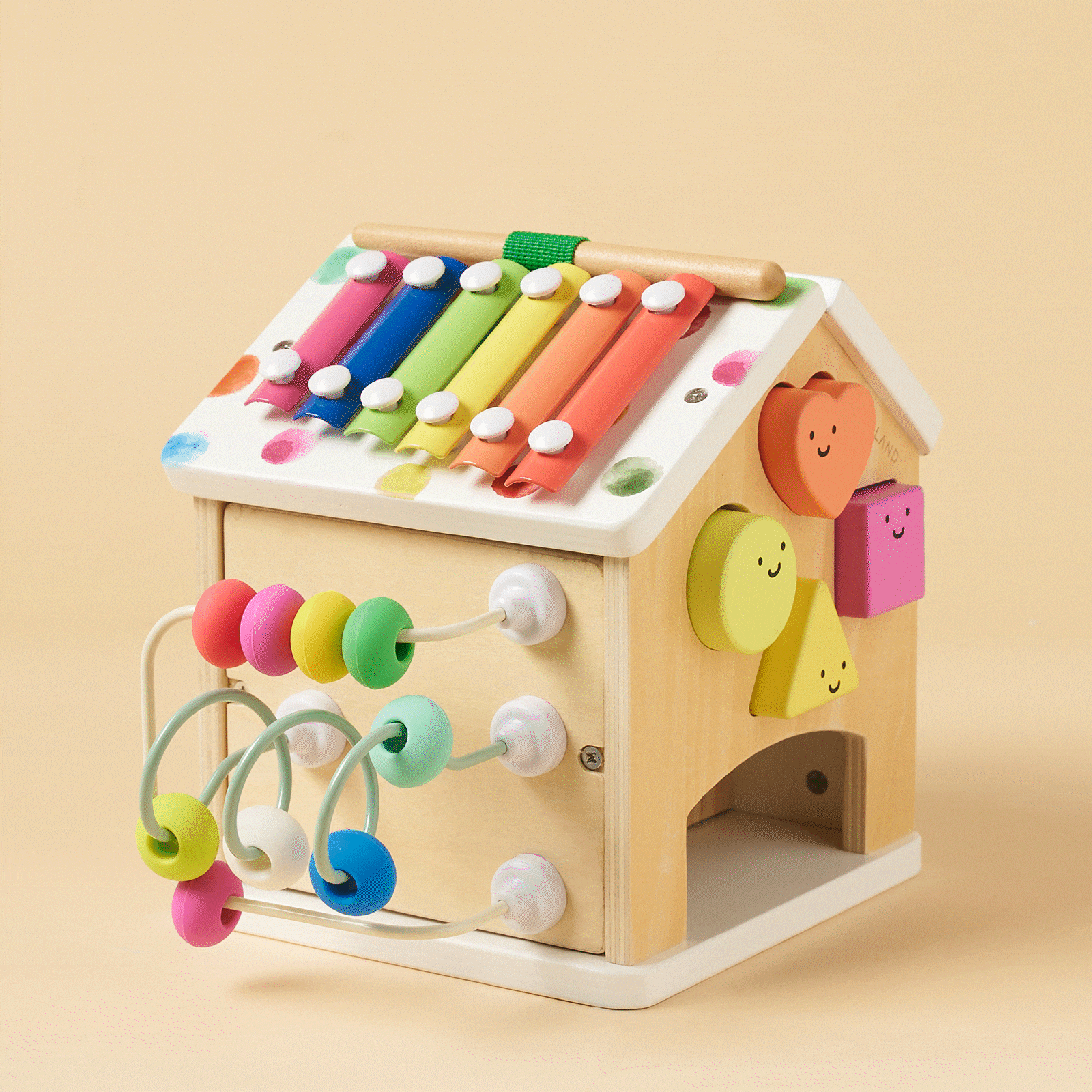 Rainbow Baby Walker & Activity Cube Developmental Playset