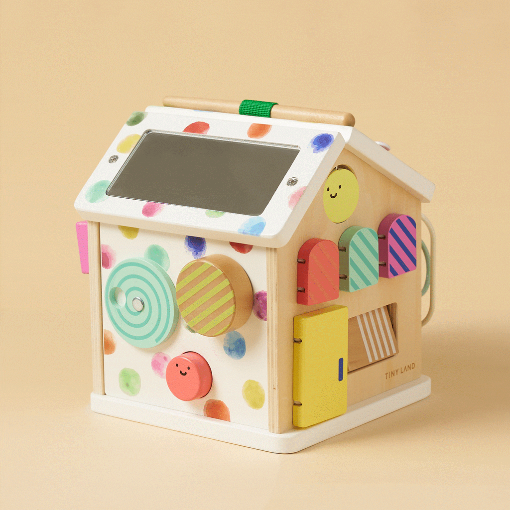 Rainbow Baby Walker & Activity Cube Developmental Playset