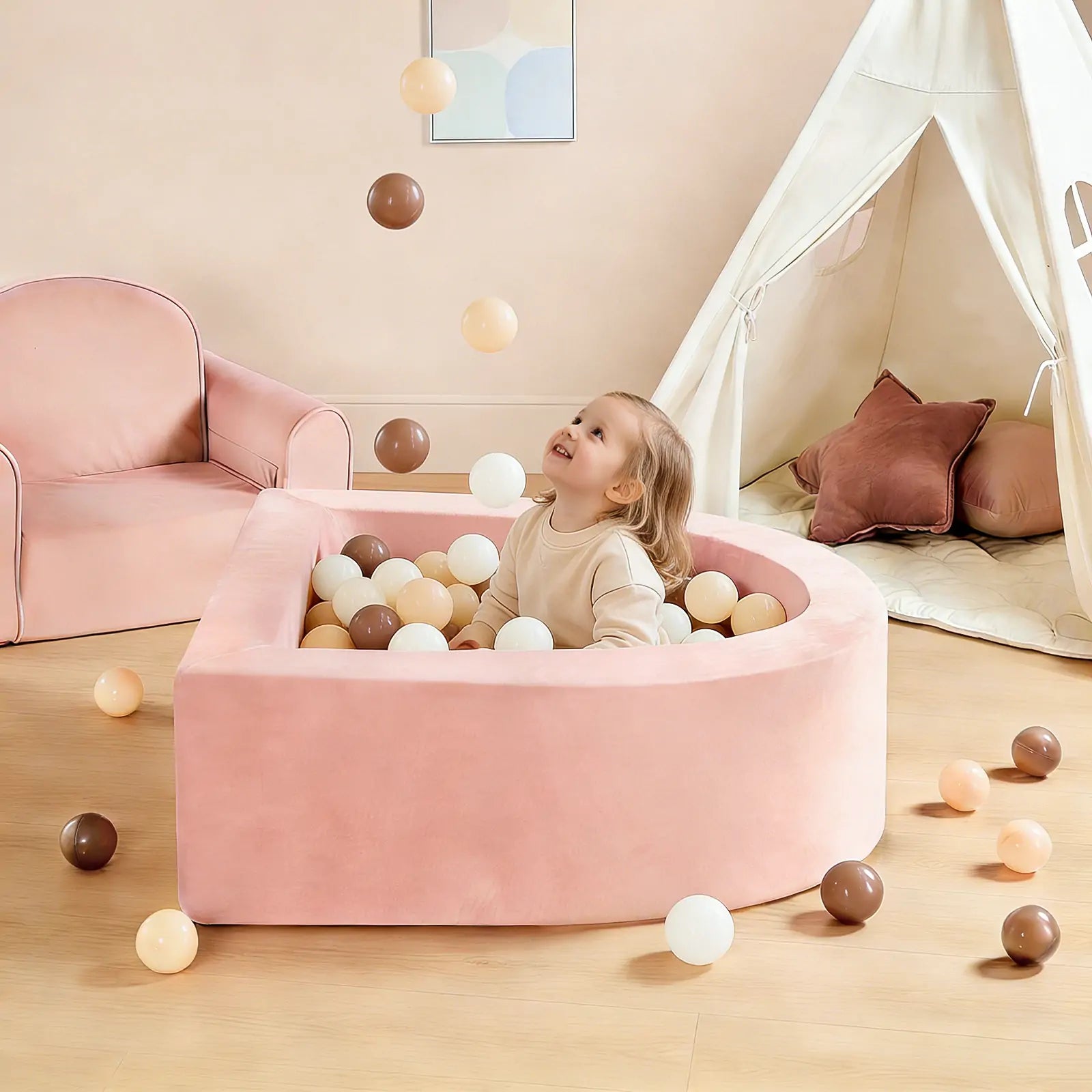 Tiny Land® PlayNest Climbing & Ball Pit Set