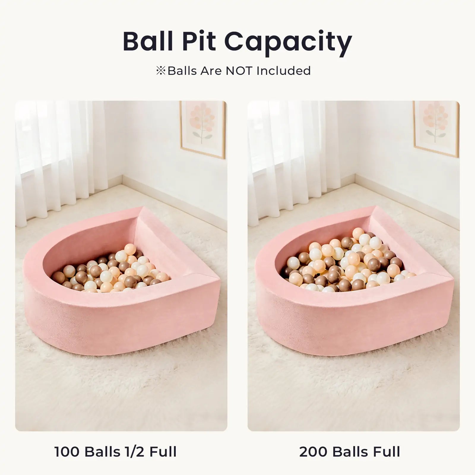 Tiny Land® PlayNest Ball Pit with 200 Ocean Balls