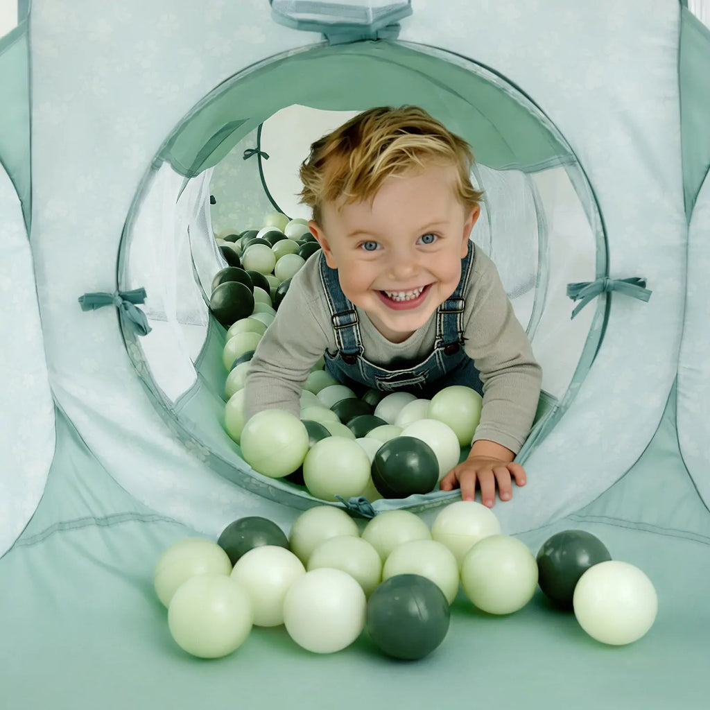 Tiny Land® Compact Adventure 3-in-1 Play Tunnel With no Balls