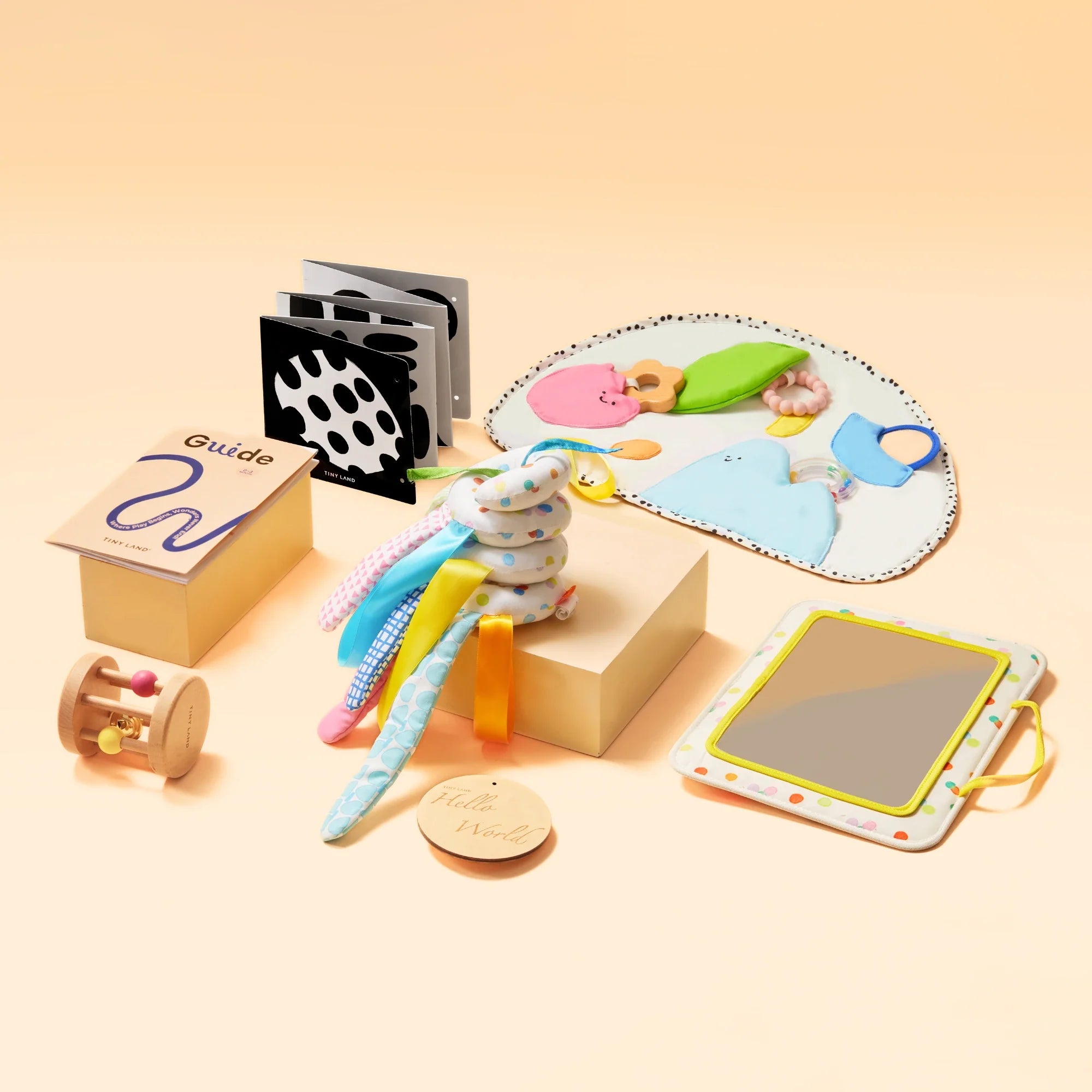 Tiny Land® Montessori Sensory Beginnings Baby Set（0–6 months）