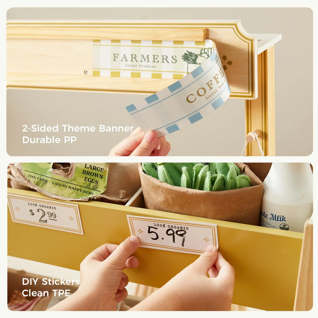 Farmers’ Market Gift Set: Market Stall & Organic Food Collection