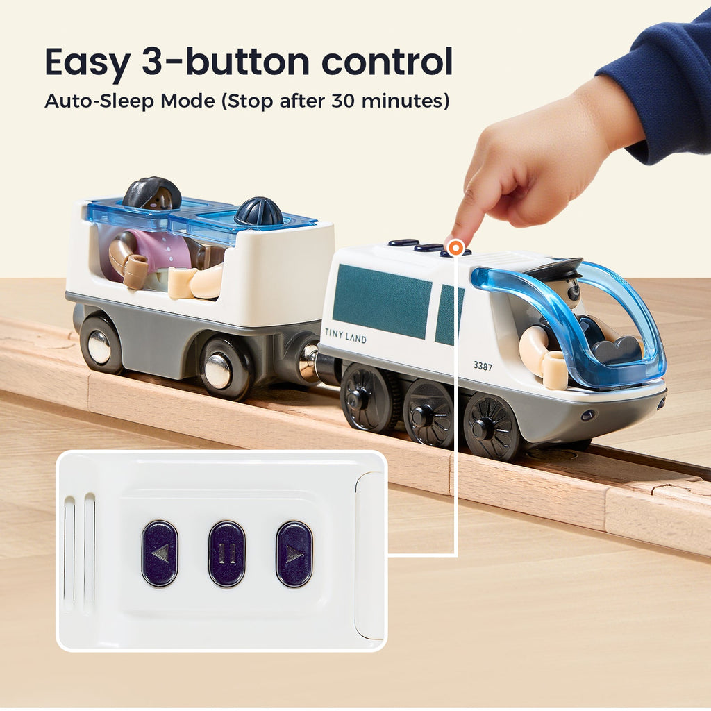 Tiny Land® Dual-Color Electric Toy Train