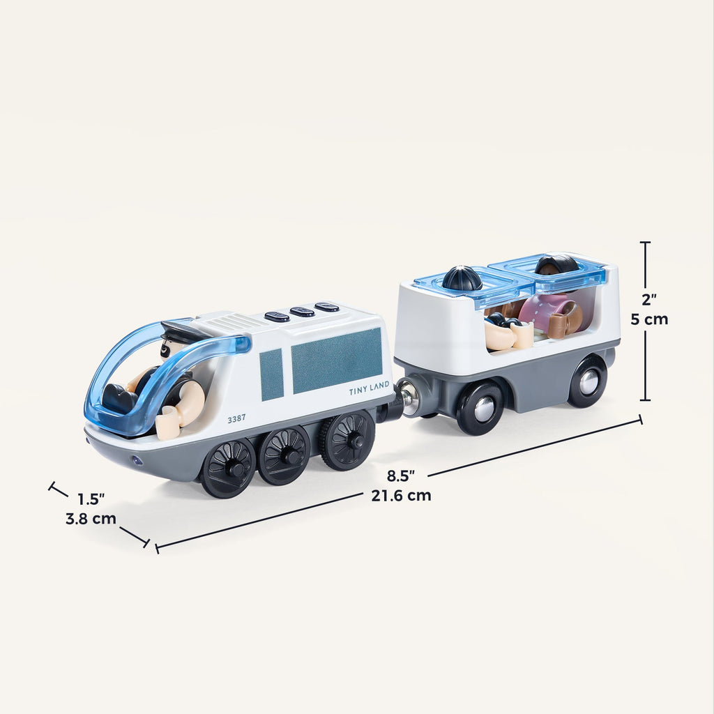 Tiny Land® Dual-Color Electric Toy Train