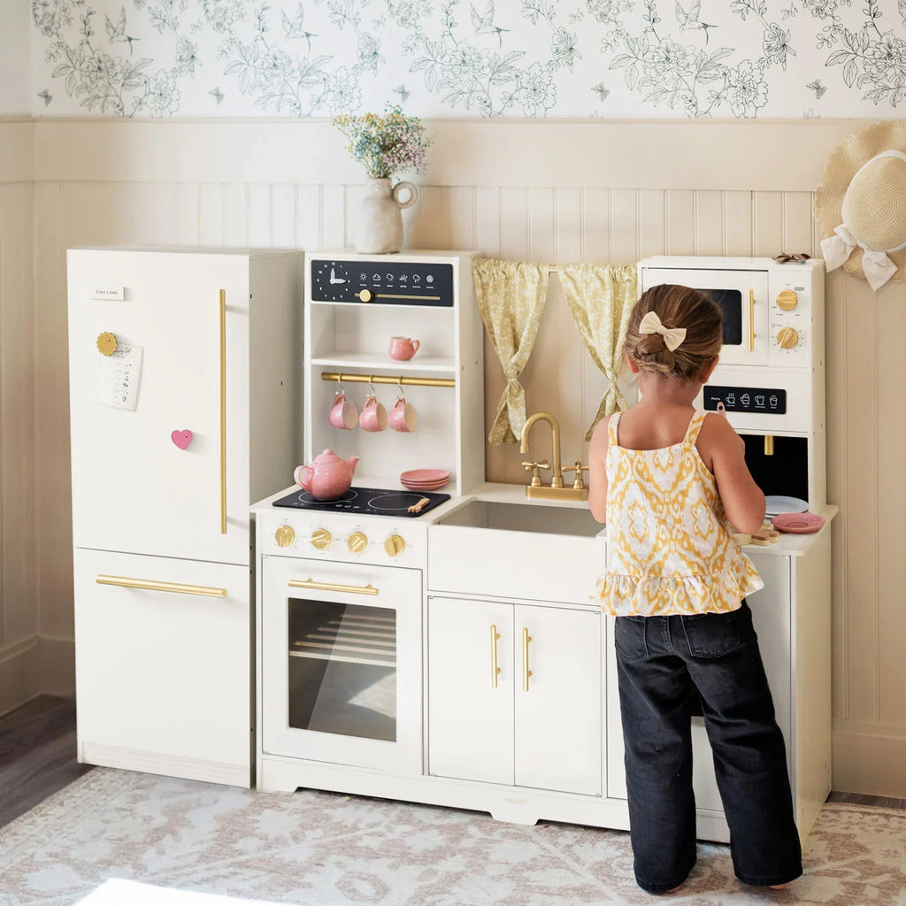 Tiny Land® Premium Play Kitchen & Fridge Set