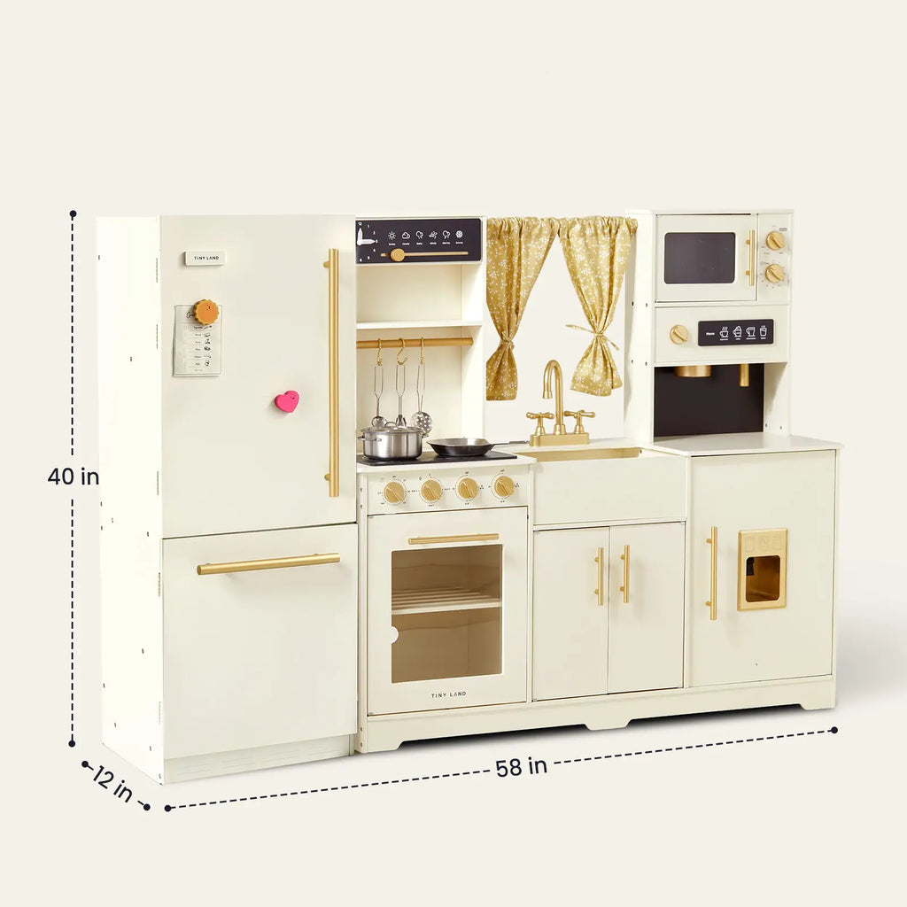 Tiny Land® Premium Play Kitchen & Fridge Set