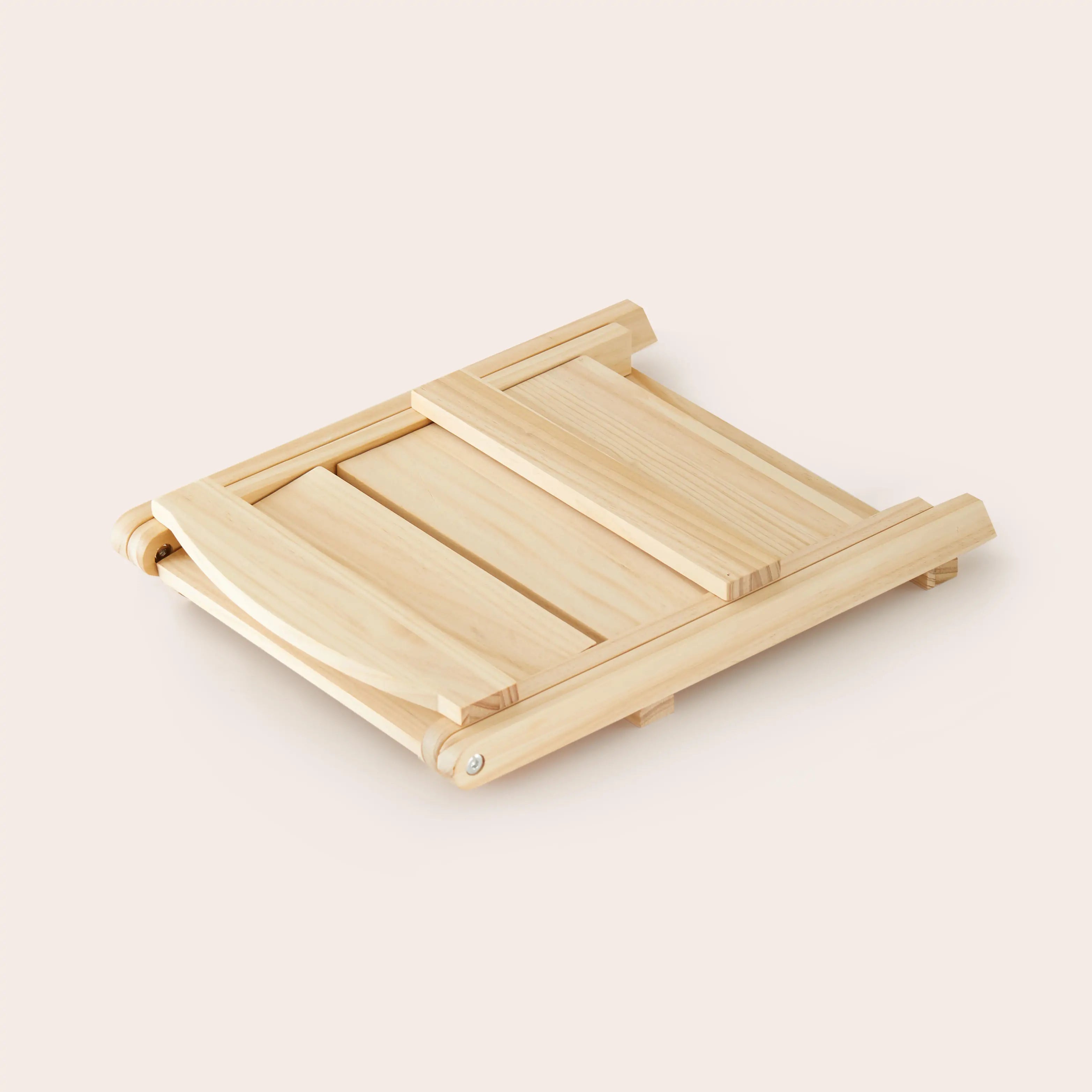 Tiny Land® Play Kitchen Accessories – Play Kitchen Food Storage: Versatile Wooden Rack for Play Food