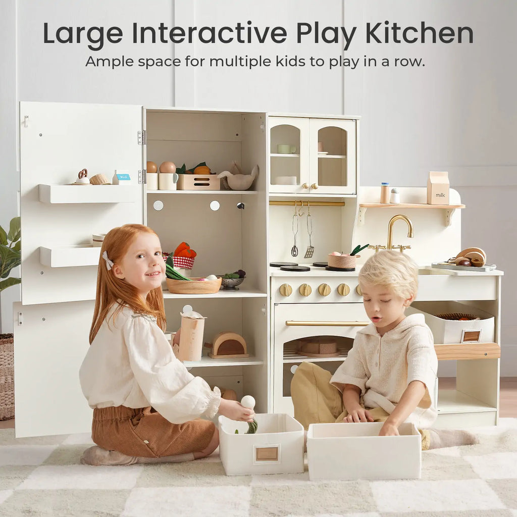 Food-Filled Kitchen Gift Set:Storage Kitchen & Fridge & Organic Food Collection
