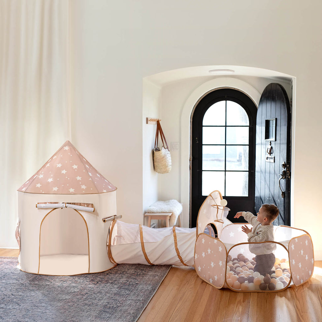 Tiny Land® Adventure 3-in-1 Play Tunnel  & Ocean Ball Set