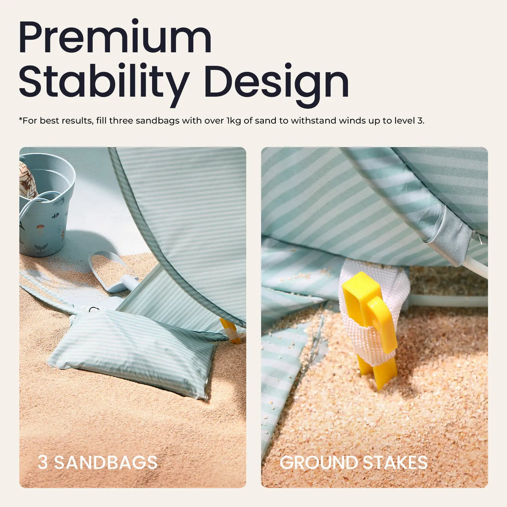Tiny Land® Baby Beach Tent – Play Tent for Outdoor Fun