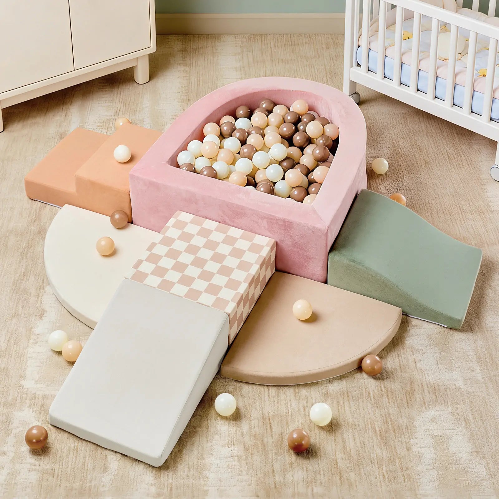 Tiny Land® PlayNest Climbing & Ball Pit Set