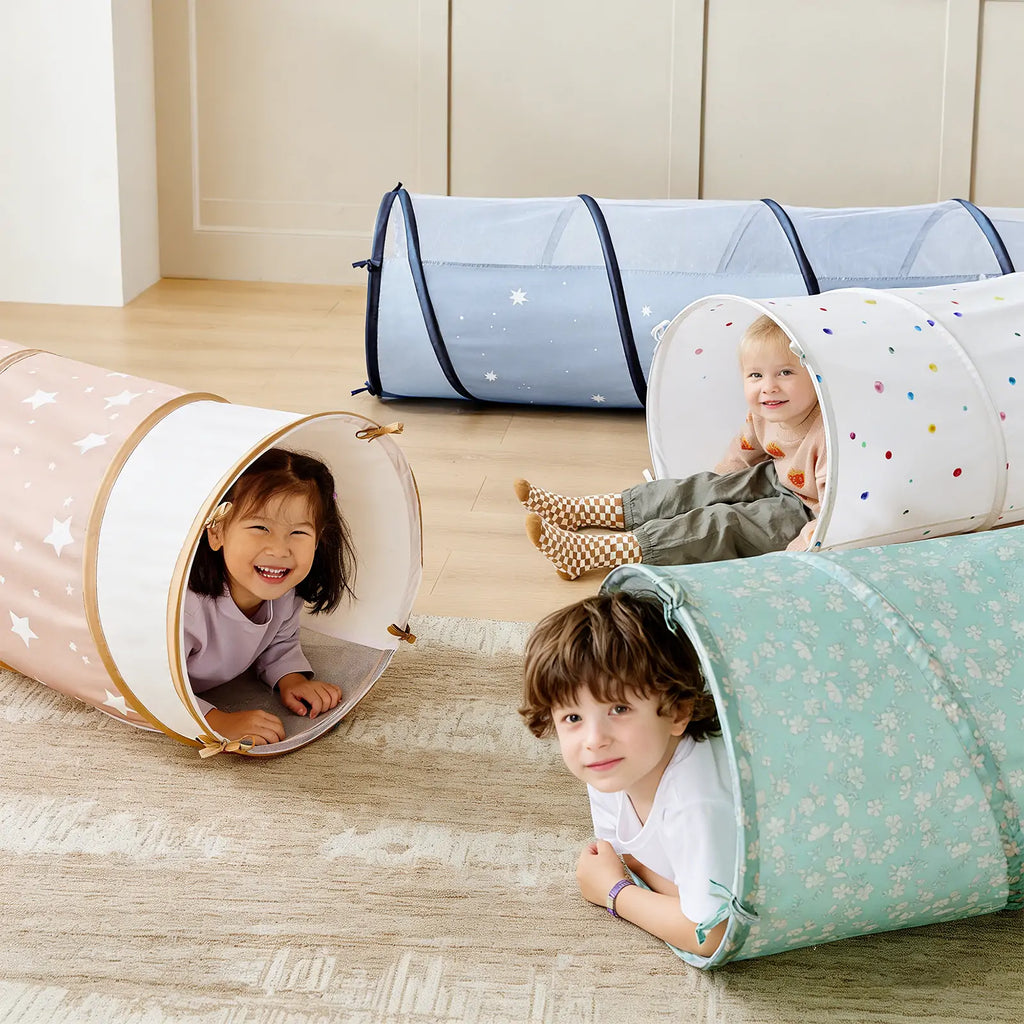 Tiny Land® Adventure Play Tunnel - Colorful Polka Dots