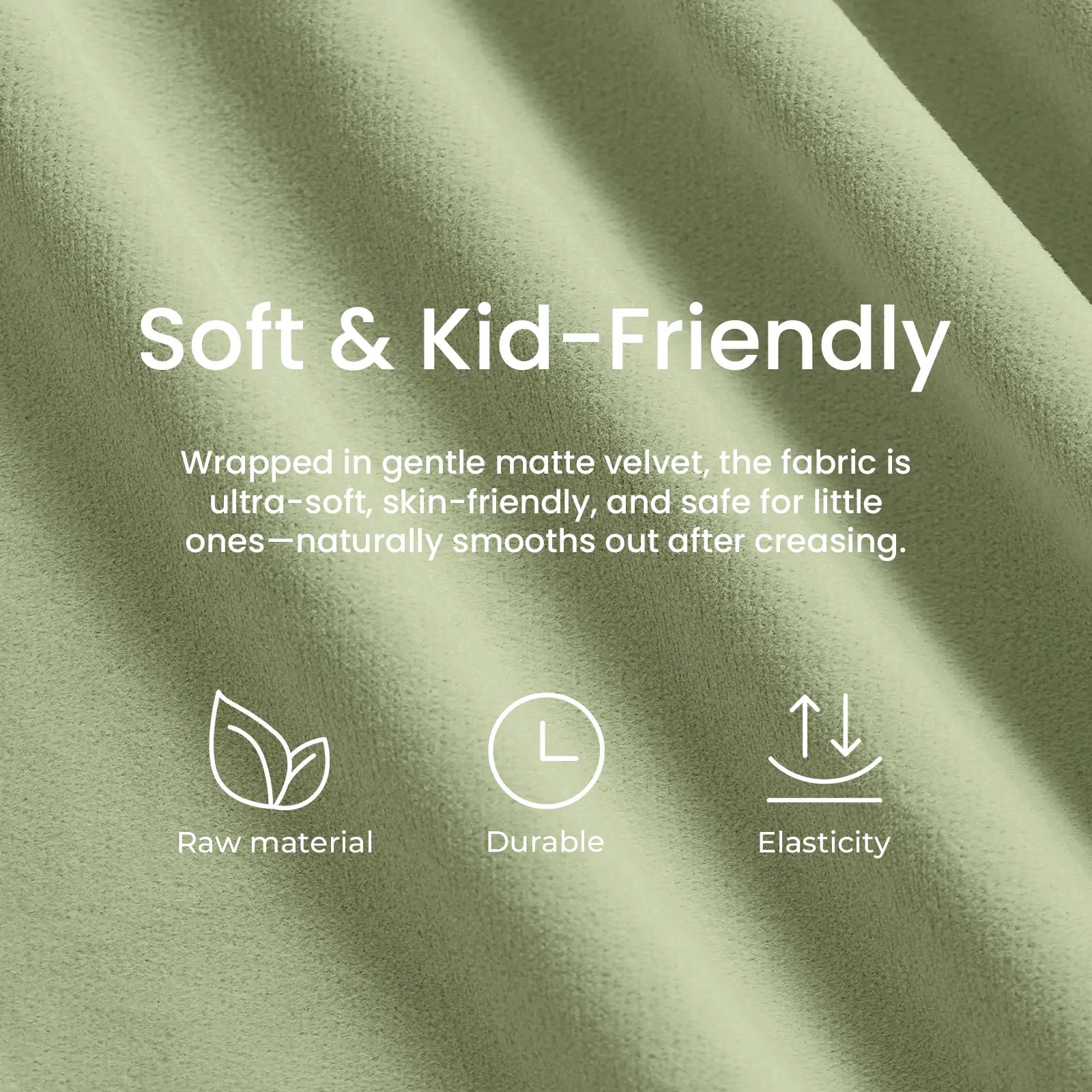 Tiny Land® GentleSnug Kid Chair - Sage